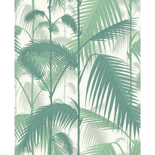COLE & SON - PALM JUNGLE- FOREST GRE/W - Wallcovering by the Roll FOREST GRE/W