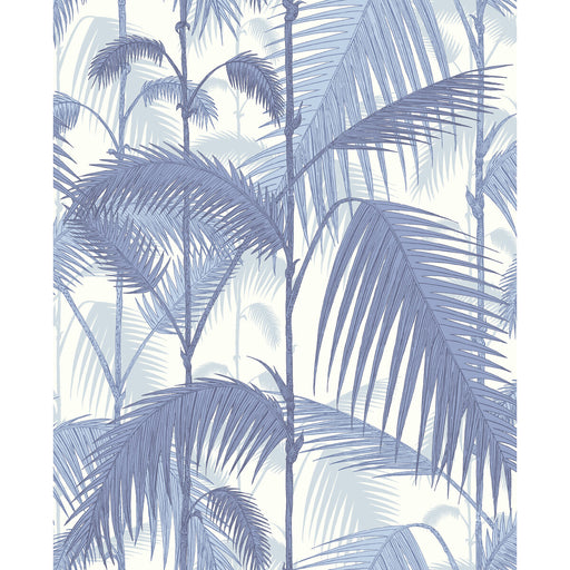 COLE & SON - PALM JUNGLE- BLUES/ WHITE - Wallcovering by the Roll BLUES/ WHITE