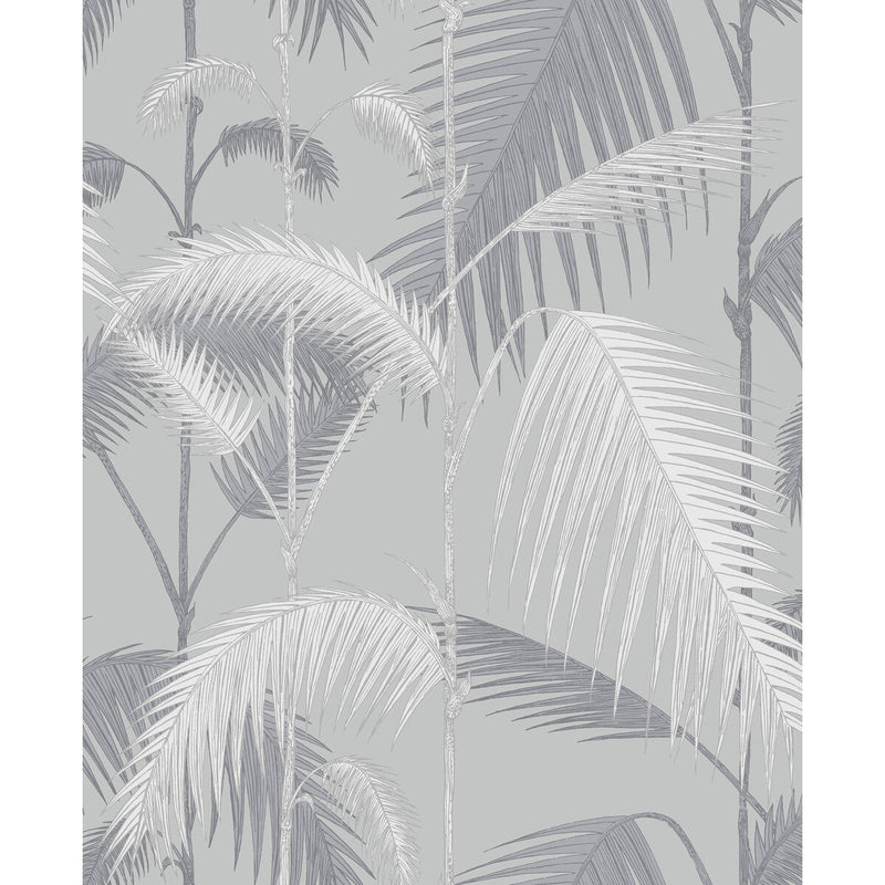 COLE & SON - PALM JUNGLE- LILAC & GREY - Wallcovering by the Roll LILAC & GREY
