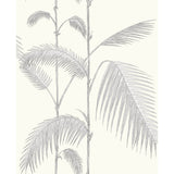 COLE & SON - PALM LEAVES- GREY/WHITE - Wallcovering by the Roll