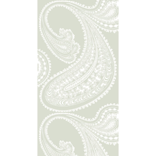 COLE & SON - RAJAPUR- WHITE/OLIVE - Wallcovering by the Roll WHITE/OLIVE