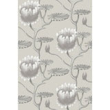 COLE & SON - SUMMER LILY- TAUPE/WHITE - Wallcovering by the Roll
