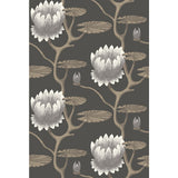 COLE & SON - SUMMER LILY- BLK/WHT/GOLD - Wallcovering by the Roll