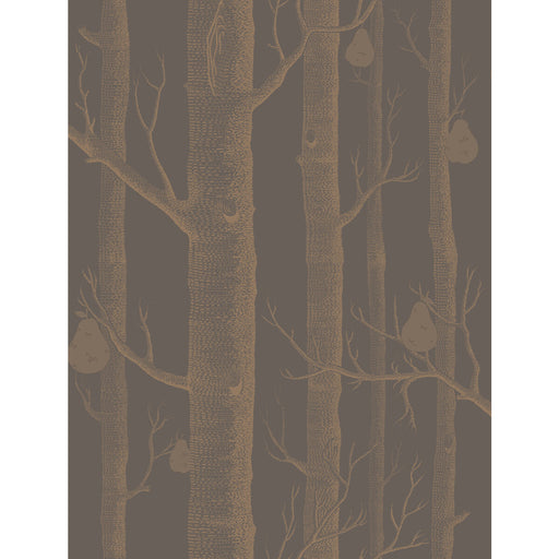 COLE & SON - WOODS & PEARS- BRONZE/BLACK - Wallcovering by the Roll BRONZE/BLACK