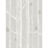 COLE & SON - WOODS & PEARS- GREY/WHT/SLVR - Wallcovering by the Roll