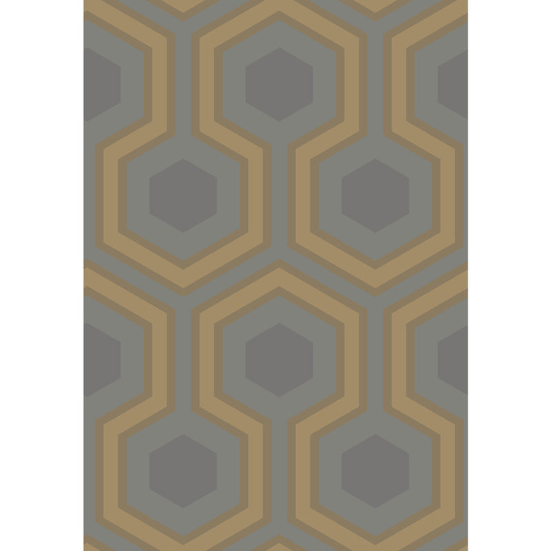 COLE & SON - HICKS GRAND- SLATE/BRON - Wallcovering by the Roll SLATE/BRON