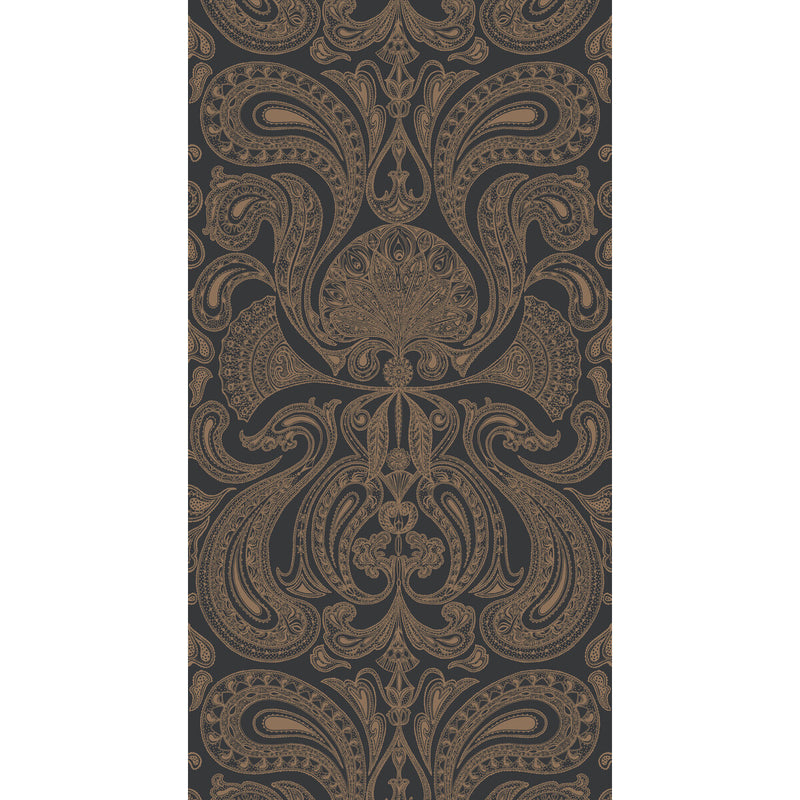 COLE & SON - MALABAR- BRONZE/BLACK - Wallcovering by the Roll BRONZE/BLACK
