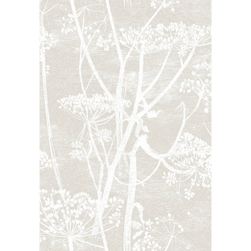 COLE & SON - COW PARSLEY- LINEN/WHITE - Wallcovering by the Roll LINEN/WHITE