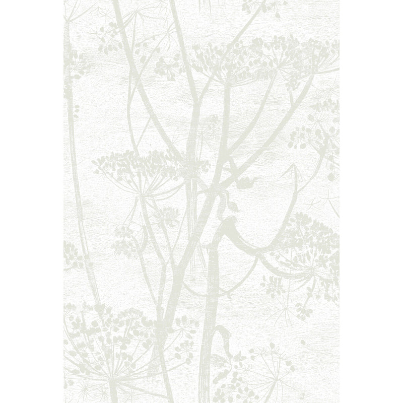 COLE & SON - COW PARSLEY- WHITE - Wallcovering by the Roll WHITE