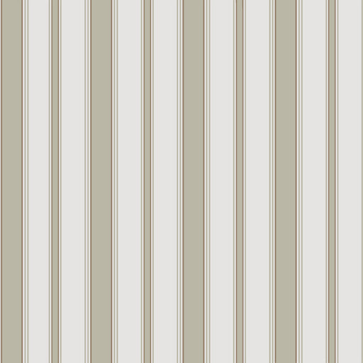 COLE & SON - CAMBRIDGE STRIPE- OLIVE/WHITE - Wallcovering by the Roll OLIVE/WHITE