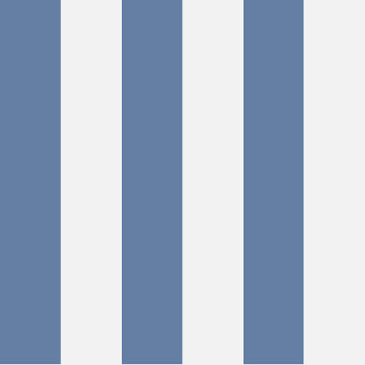 COLE & SON - GLASTONBURY STR- FRCH BL & WT - Wallcovering by the Roll FRCH BL & WT