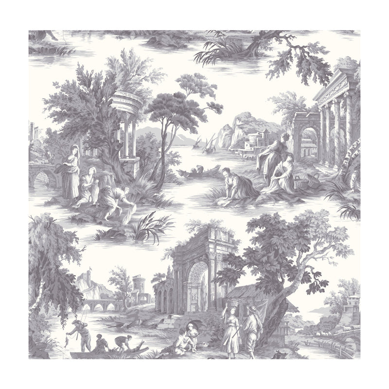 COLE & SON - VILLANDRY- CHARCOAL - Wallcovering by the Roll CHARCOAL