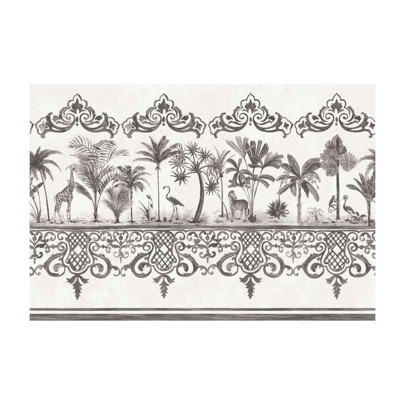 COLE & SON - ROU BORDER- CHARCOAL - Wallcovering by the Roll CHARCOAL