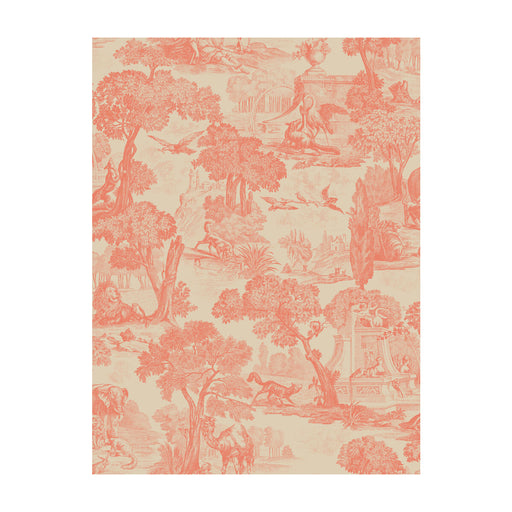 COLE & SON - VERSAILLES WP- CORAL - Wallcovering by the Roll CORAL