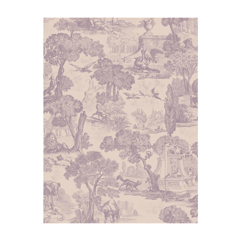 COLE & SON - VERSAILLES WP- MULBERRY - Wallcovering by the Roll MULBERRY