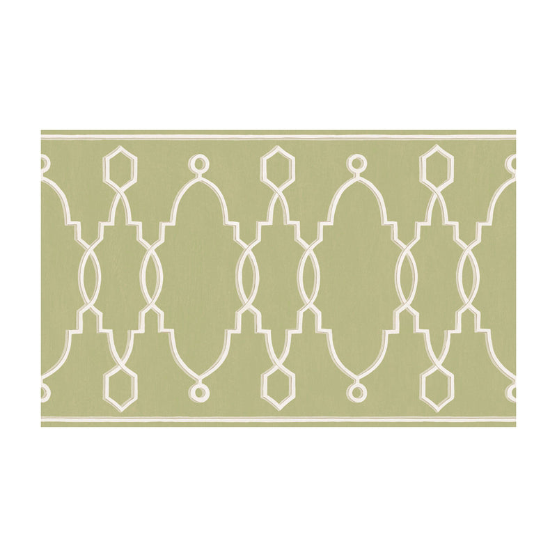 COLE & SON - PARTERRE BORDER- LEAF GREEN - Wallcovering by the Roll LEAF GREEN