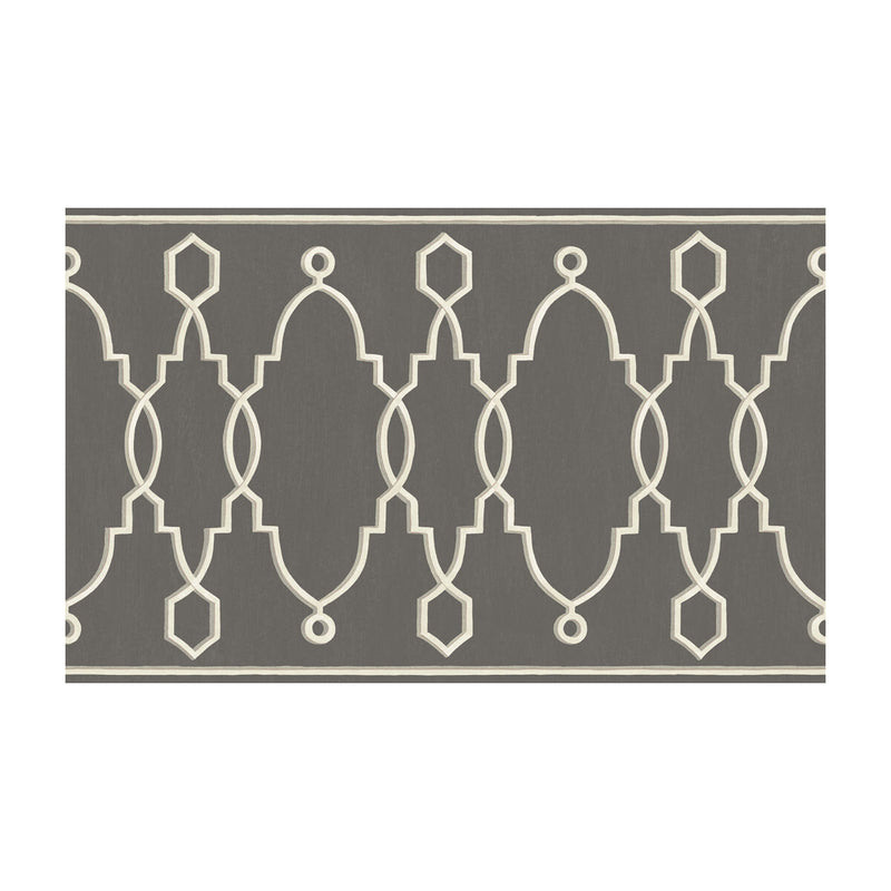 COLE & SON - PARTERRE BORDER- CHARCOAL - Wallcovering by the Roll CHARCOAL