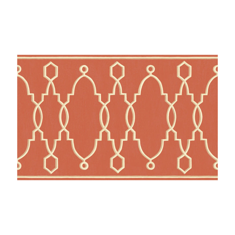 COLE & SON - PARTERRE BORDER- RED - Wallcovering by the Roll RED