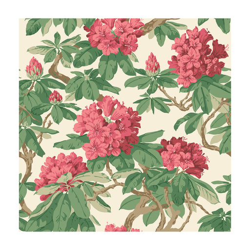 COLE & SON - BOURLIE- CARMINE - Wallcovering by the Roll CARMINE