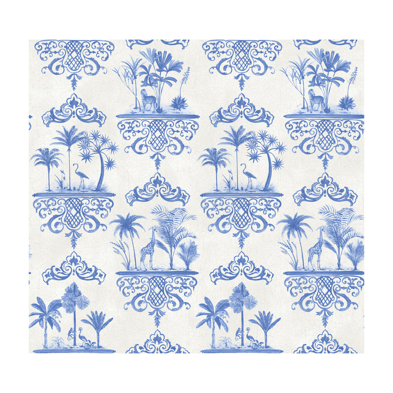 COLE & SON - ROUSSEAU- COBALT BLUE - Wallcovering by the Roll COBALT BLUE