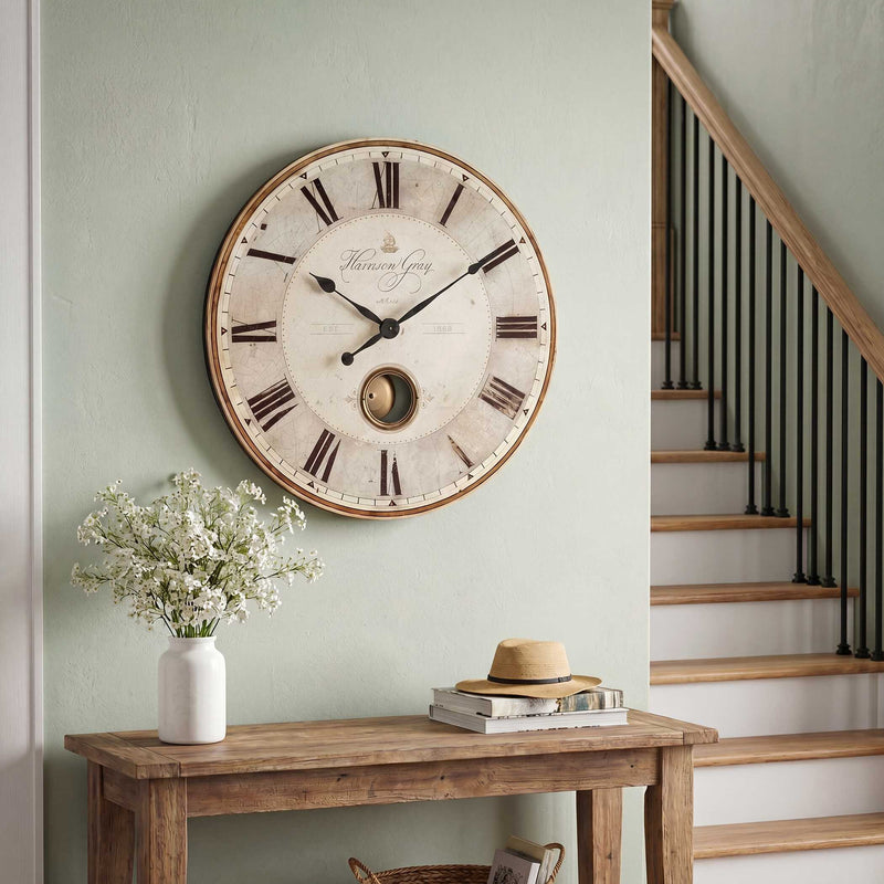 Uttermost Harrison Gray 23" Clock