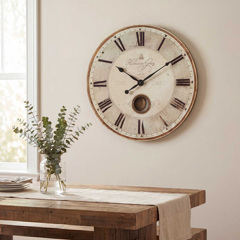 Uttermost Harrison Gray 23" Clock