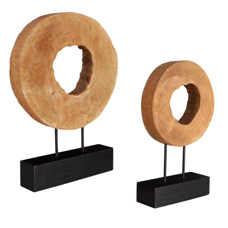 Uttermost Ashlea Wooden Sculptures Set/2