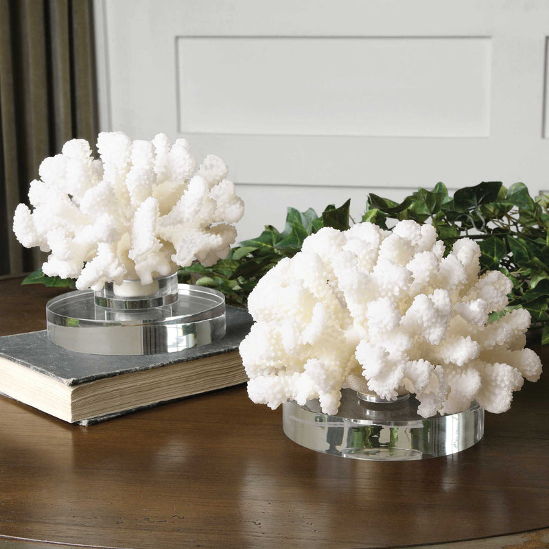 Uttermost Hard Coral Sculptures Set/2