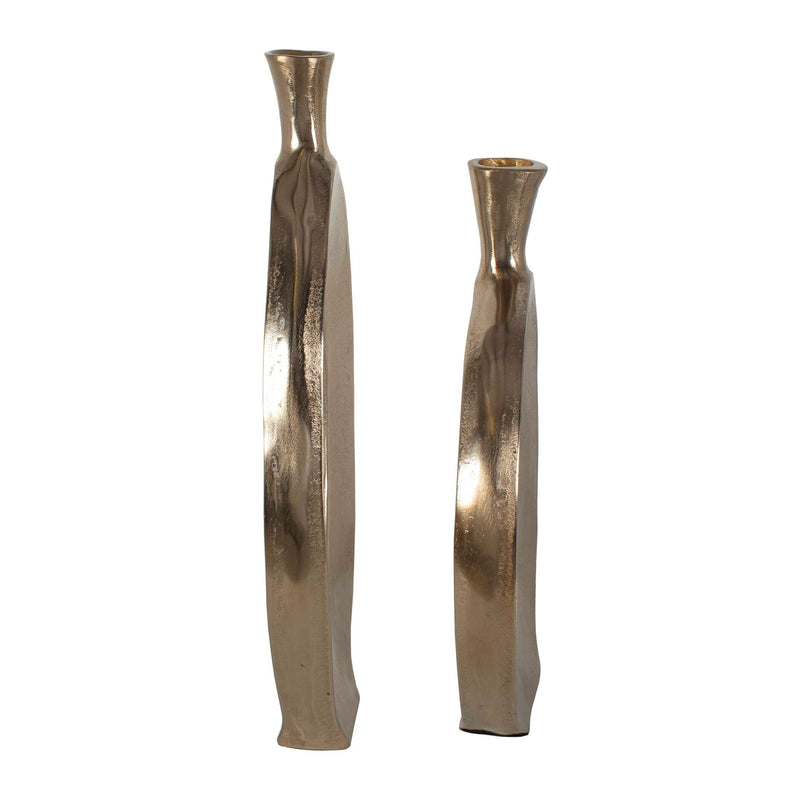 Uttermost Kyler Textured Bronze Vases Set/2