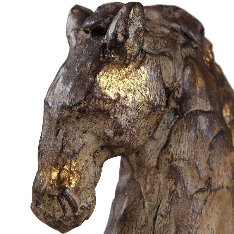 Uttermost Caballo Dorado Horse Sculpture