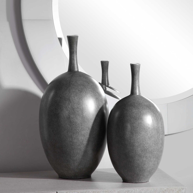 Uttermost Riordan Modern Vases Set/2