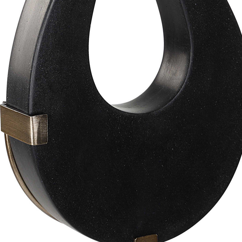 Uttermost Black Flame Sculptures Set/2