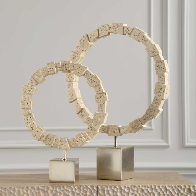Uttermost Ivory Fusion Stone Rings Set/2