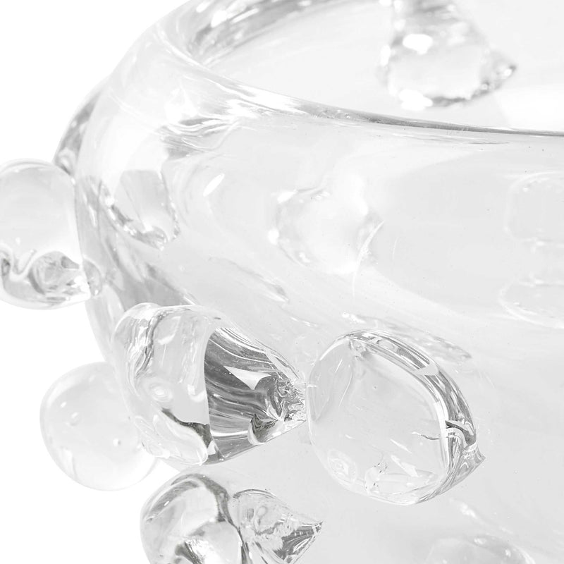 Uttermost Aura Clear Glass Bowl