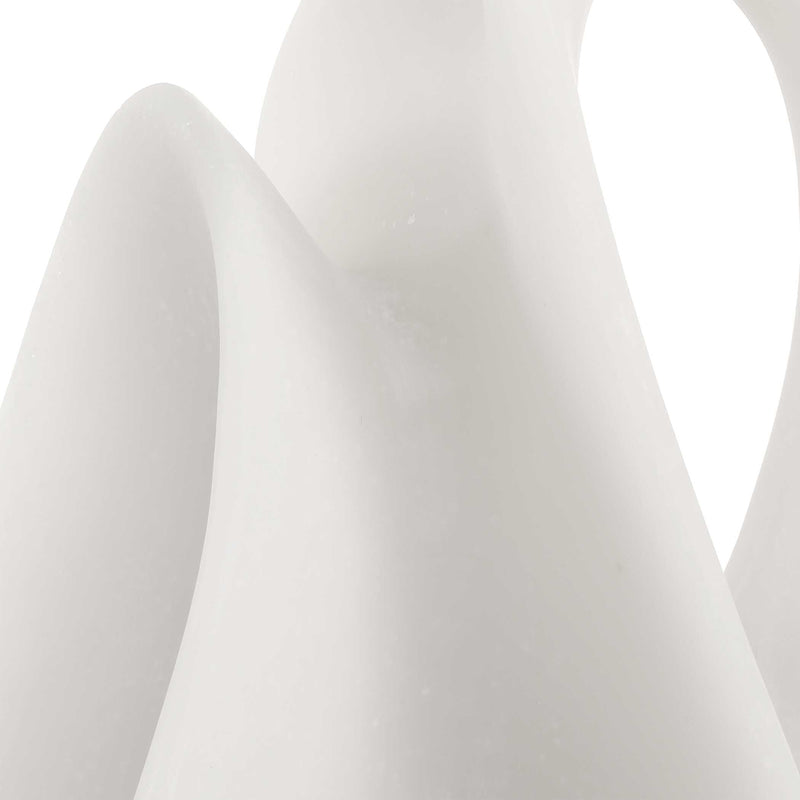 Uttermost Silent Wave White Sculptures Set/2