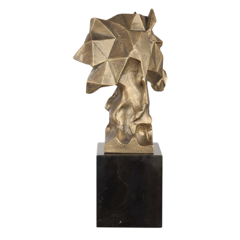 Uttermost Chiseled Horse Bust Sculpture
