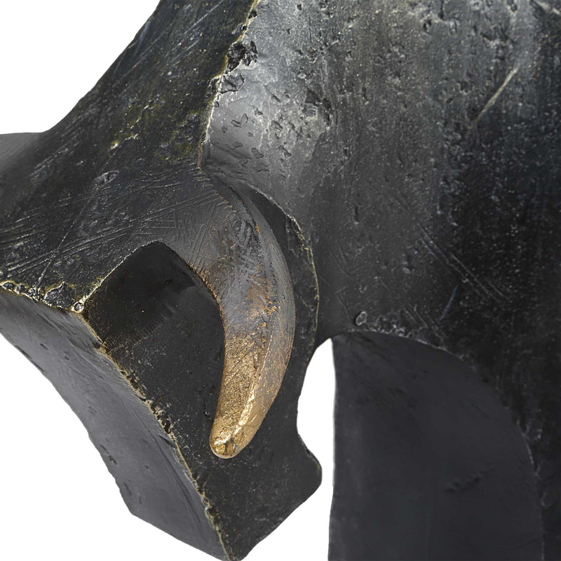 Uttermost Regal Bull Bronze Sculptures Set/2