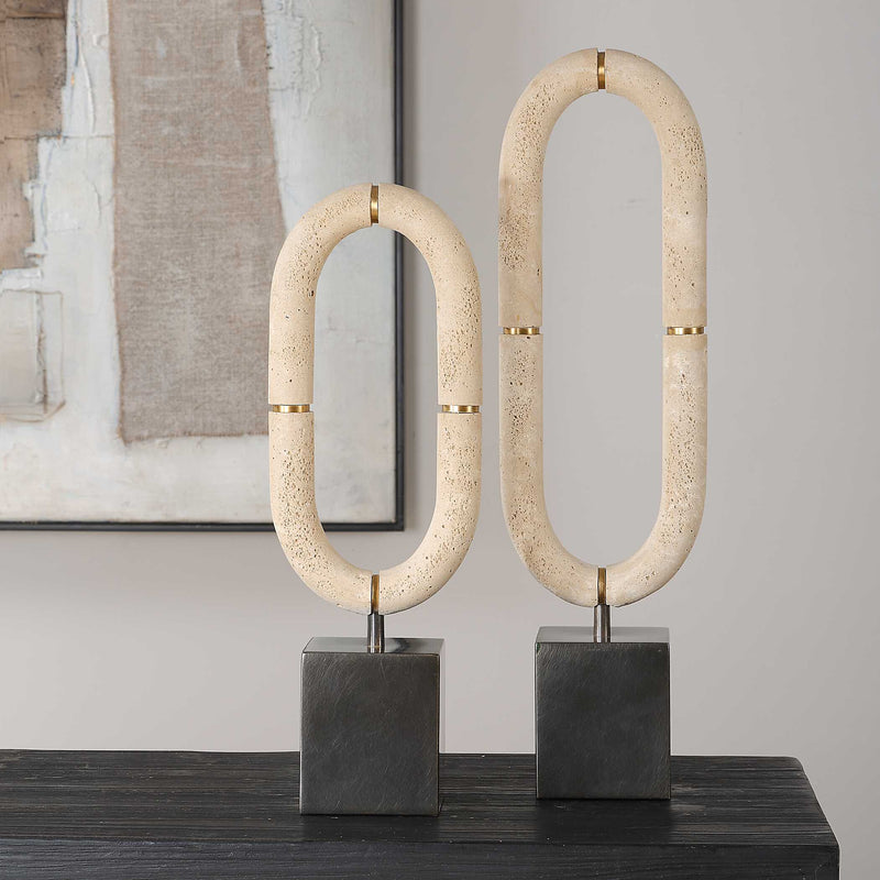 Uttermost Oval Sculptures Fusion Set/2