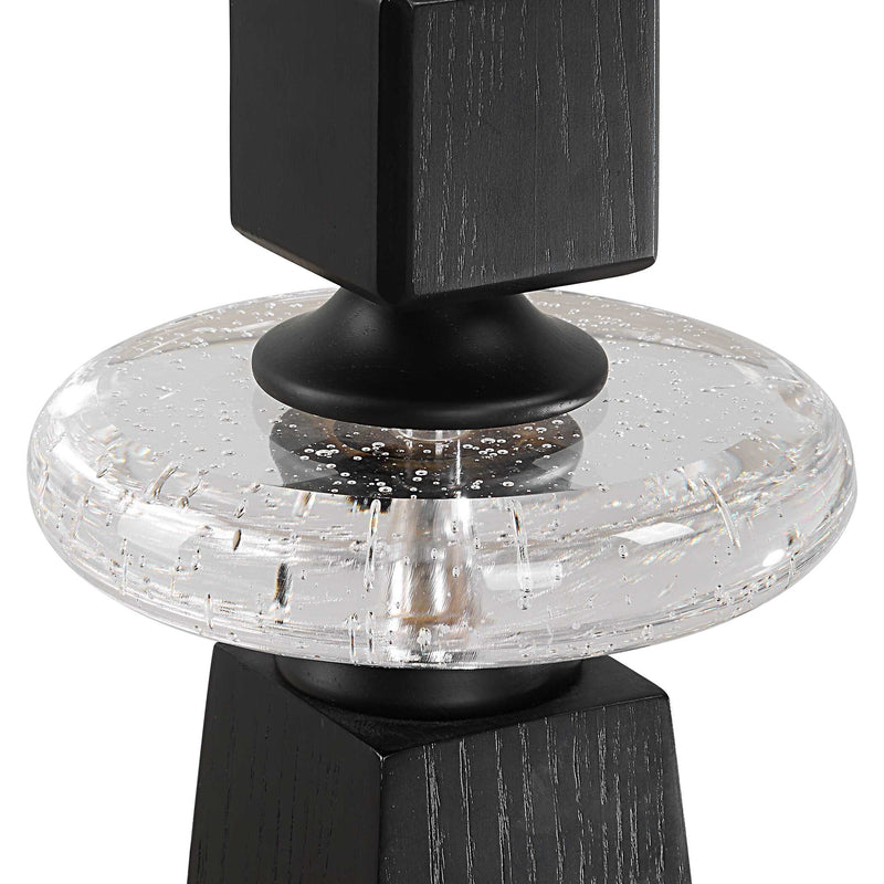 Uttermost Ebon Glow Floor Candleholders Set/2