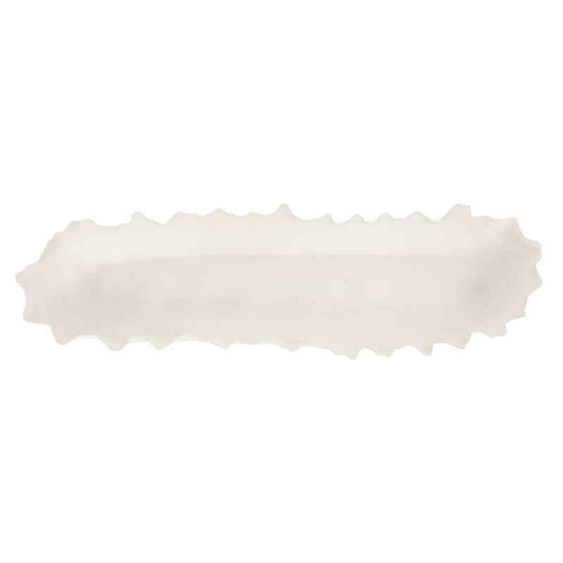 Uttermost Ripple Crest White Bowl