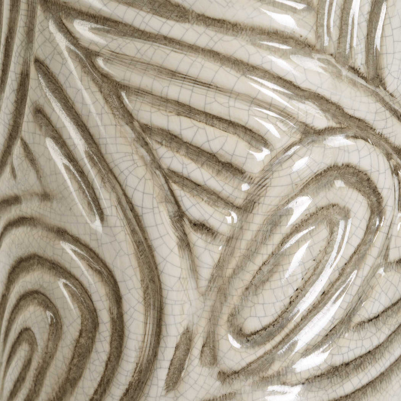 Uttermost Timber Swirl Earth Tone Vases Set/2