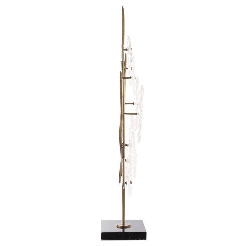 Uttermost Glass Garden Table Sculpture