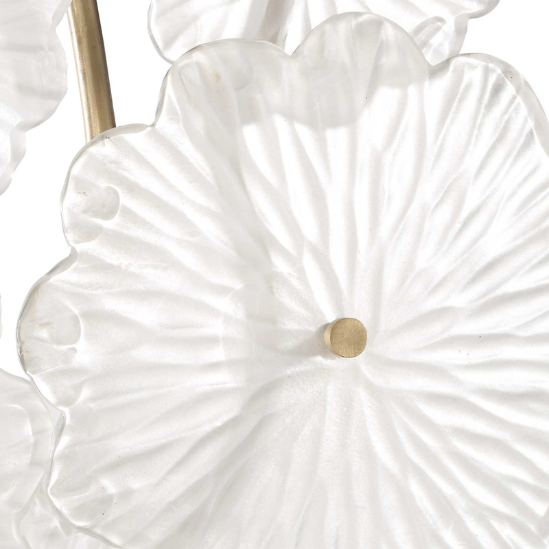Uttermost Glass Garden Table Sculpture