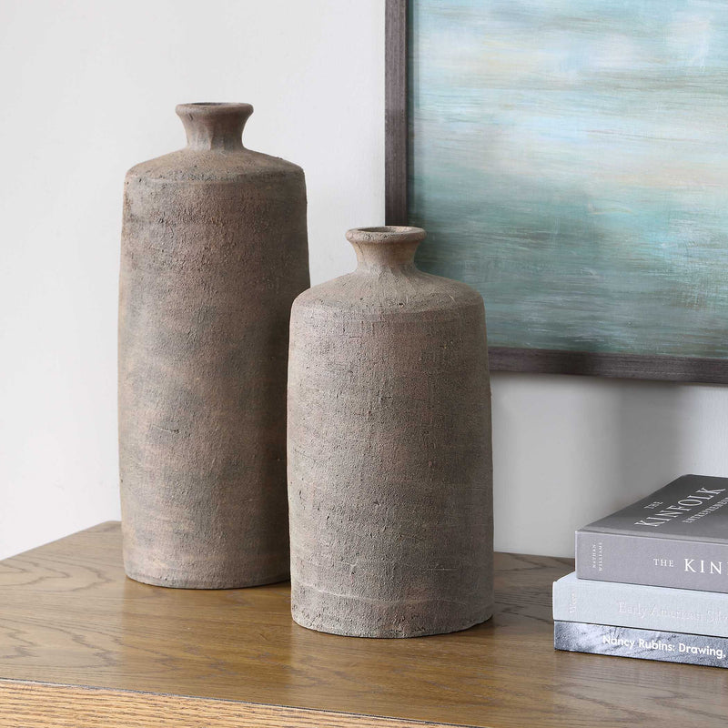 Uttermost Terrene Clay Vases, S/2