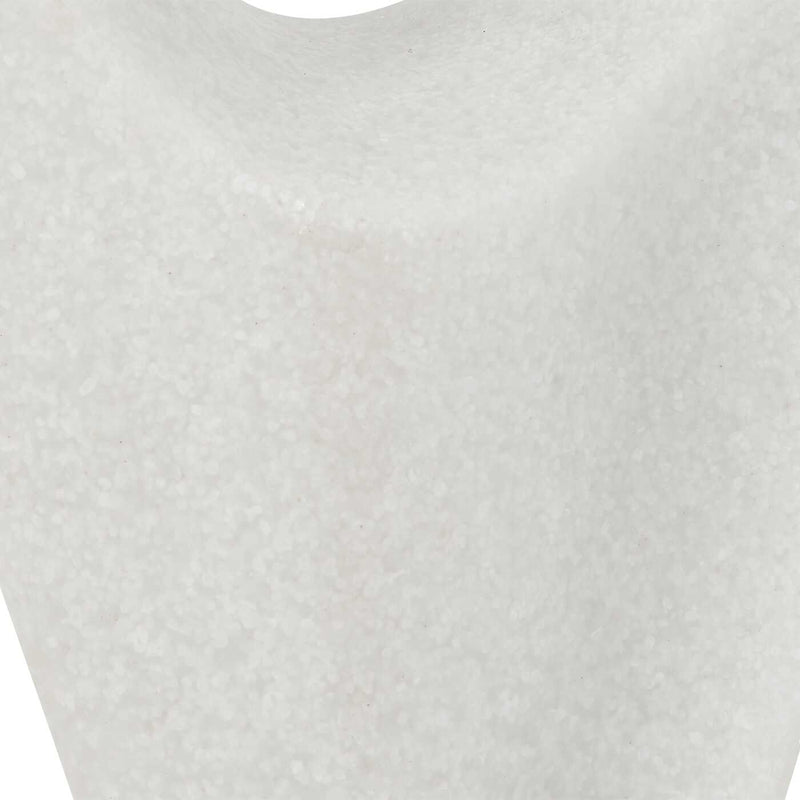 Uttermost Fluid Drop White Stone Sculpture