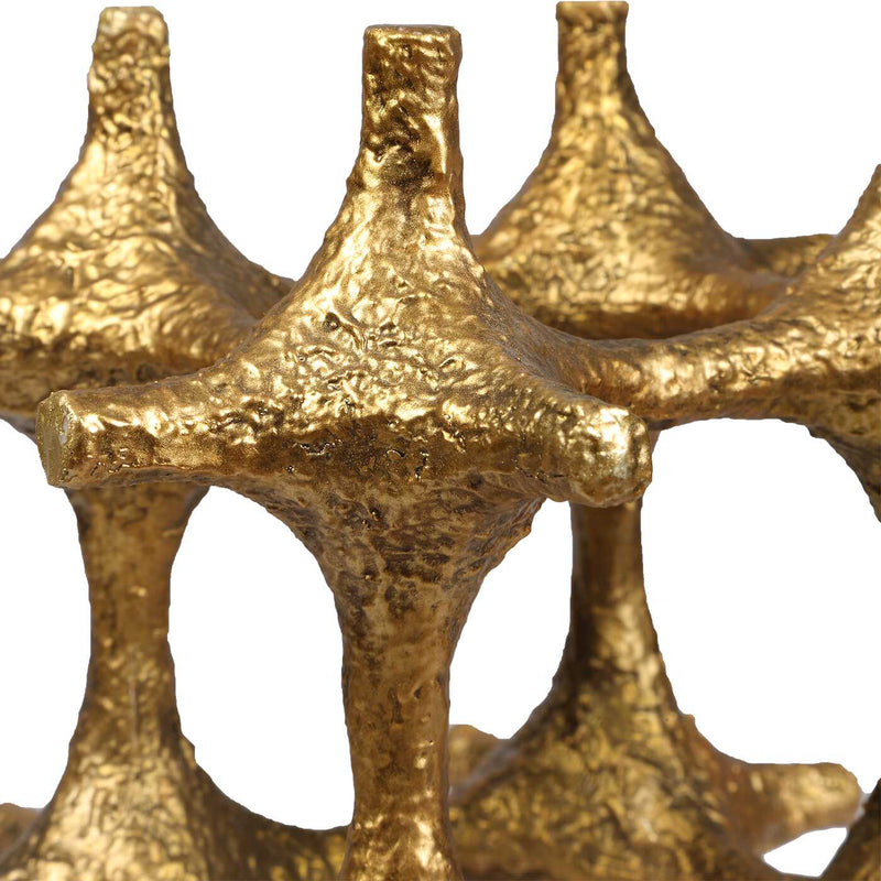 Uttermost Gilded Connection Modern Sculptures Set/2
