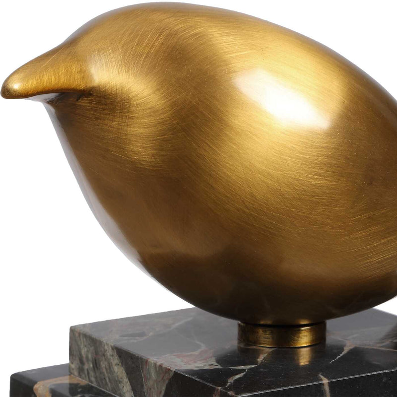 Uttermost Golden Finch Bird Figurines Set/2