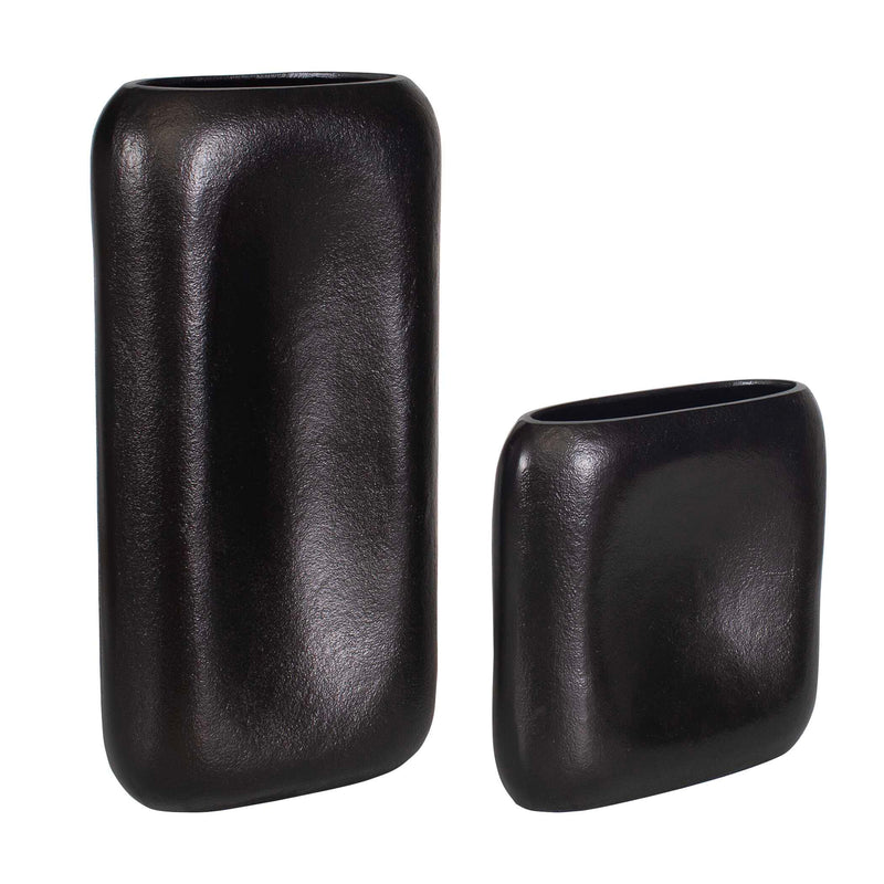 Uttermost Anodic Dark Brown Vases Set/2