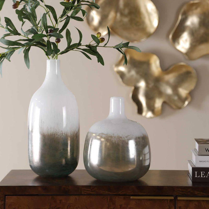 Uttermost Cardoni Smoke Vases, S/2