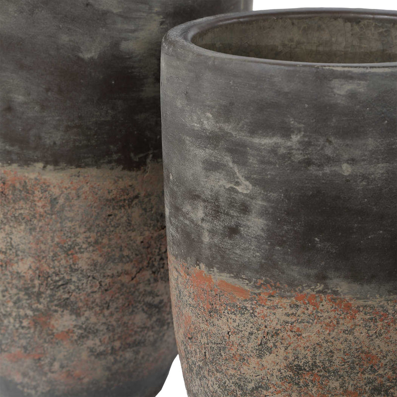 Uttermost Emberwash Planters, S/2